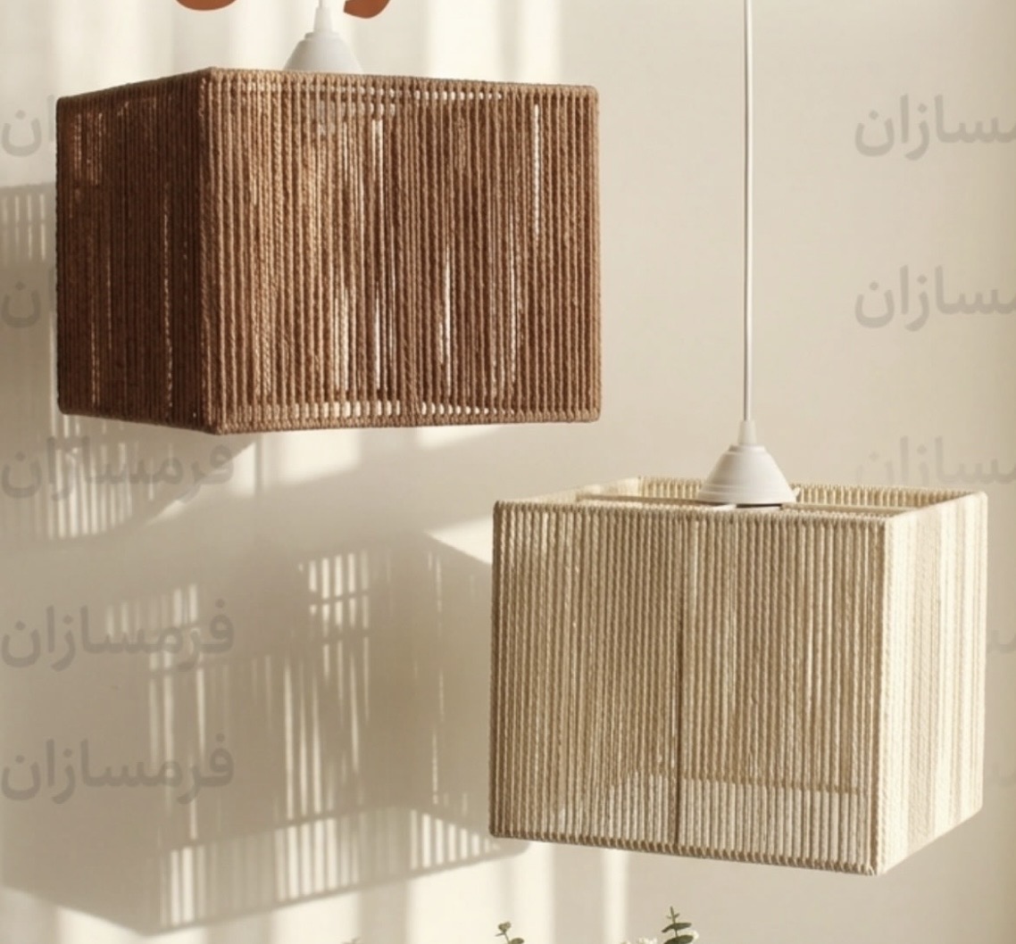 لوستر مکرومه مکعبی ابعاد دلخواه شما دلخواه شما کد محصول ۱۱۹۰۵