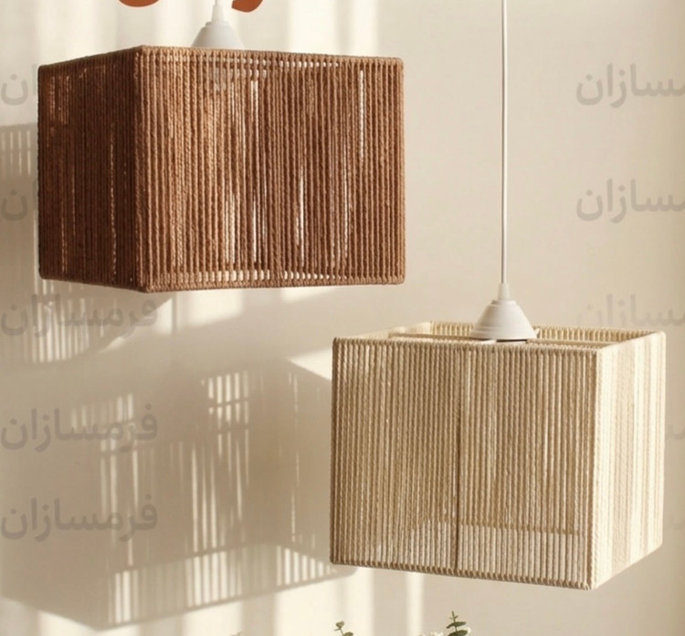لوستر مکرومه مکعبی ابعاد دلخواه شما دلخواه شما کد محصول ۱۱۹۰۵